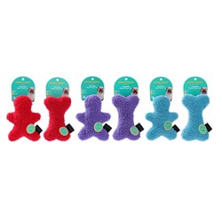 Squeaky Sherpa Plush Man &