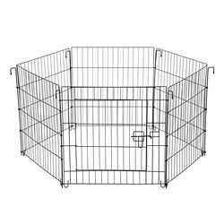 Pet Play Pen 6 Sided Med