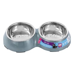 Melamine Double Pet Bowl
