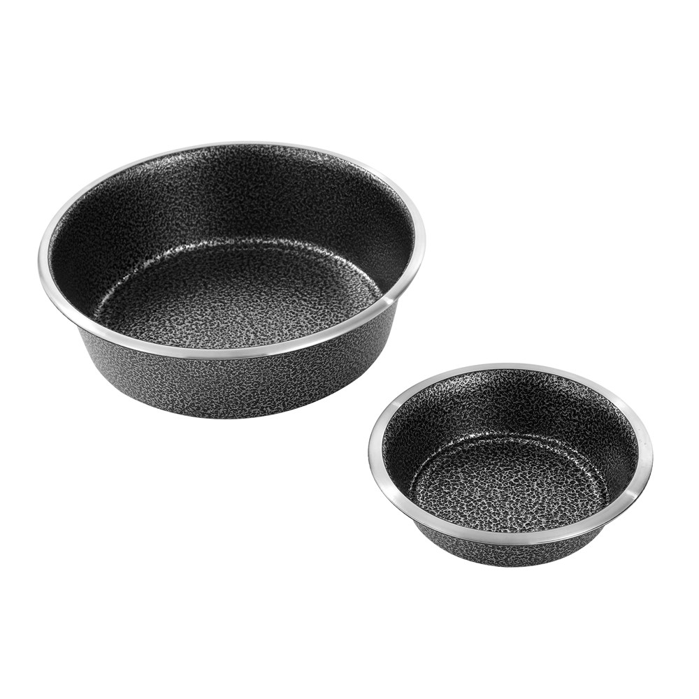 S/Steel Pet Bowl Speckled