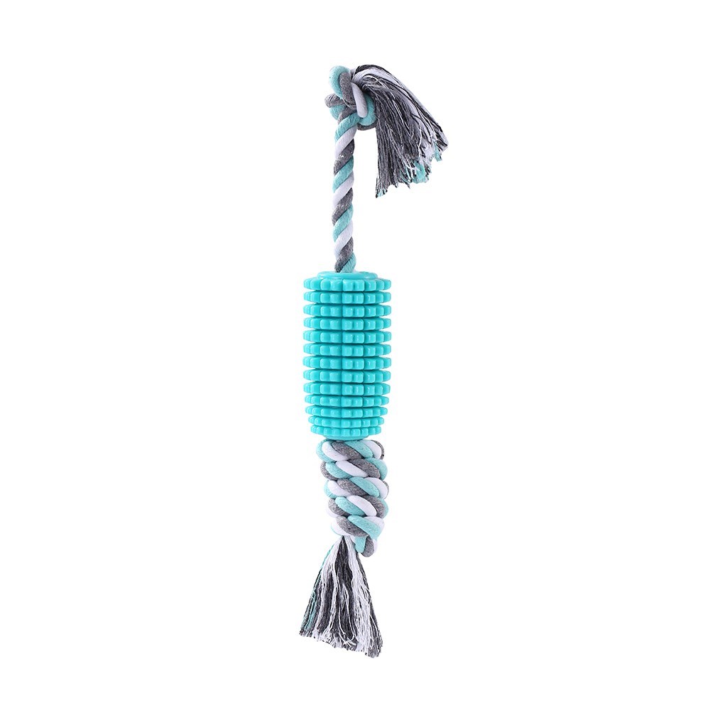 Corn Cob Tpr + Rope Dental Toy