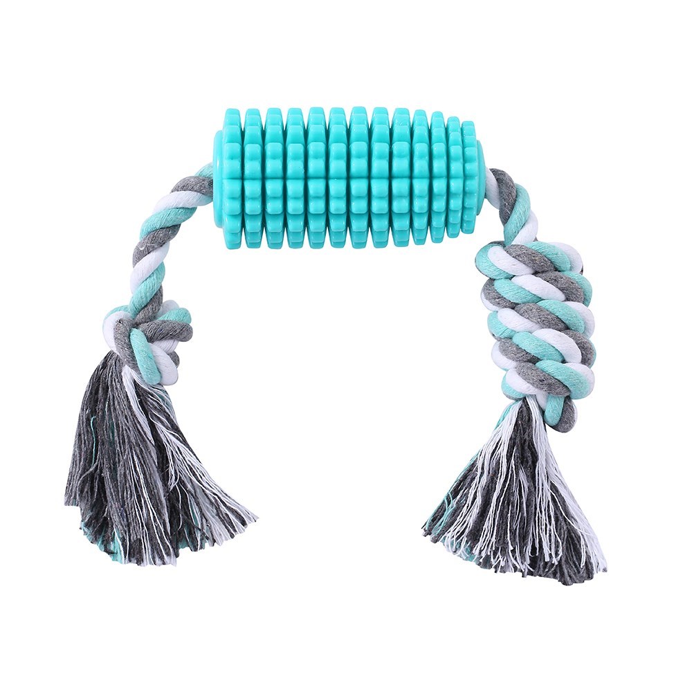Corn Cob Tpr + Rope Dental Toy