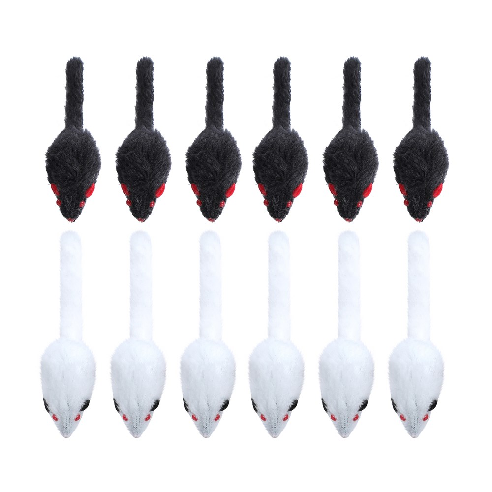 Plush Mice 12pk Cat Toy