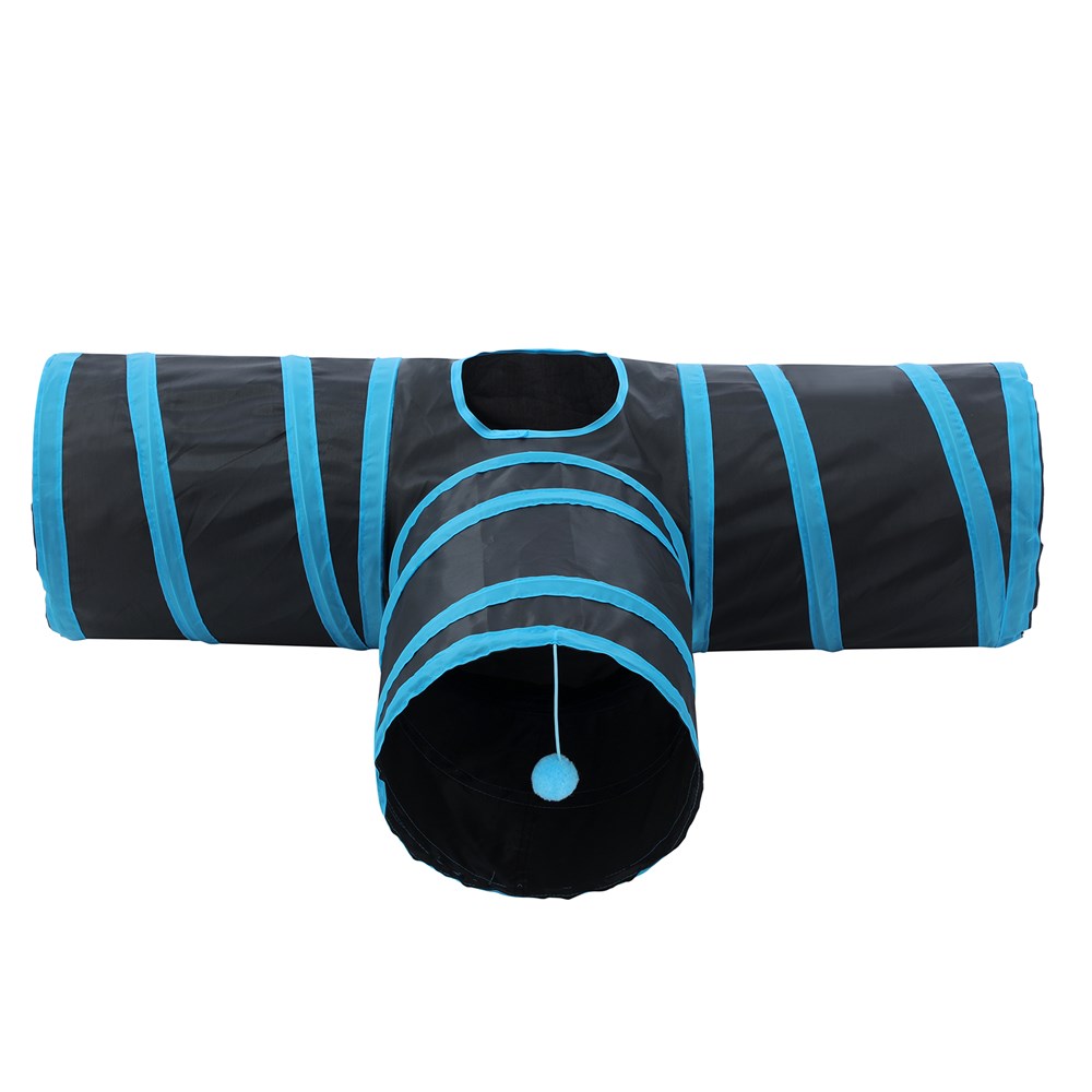 Cat Tri-Tunnel + Toys