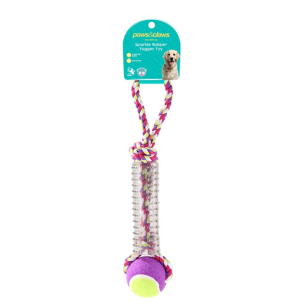 Sparkle Rubber Tugger Toy