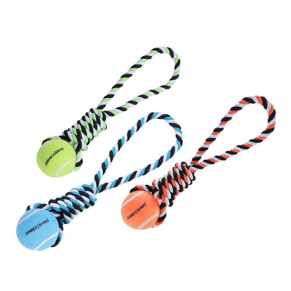 Rope Tugger + Tennis Ball