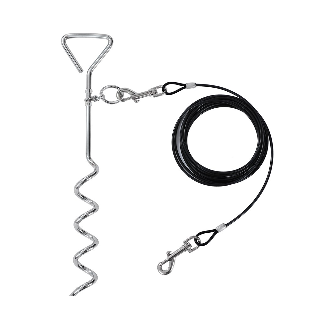 Tie Out Cable With Stake Combo