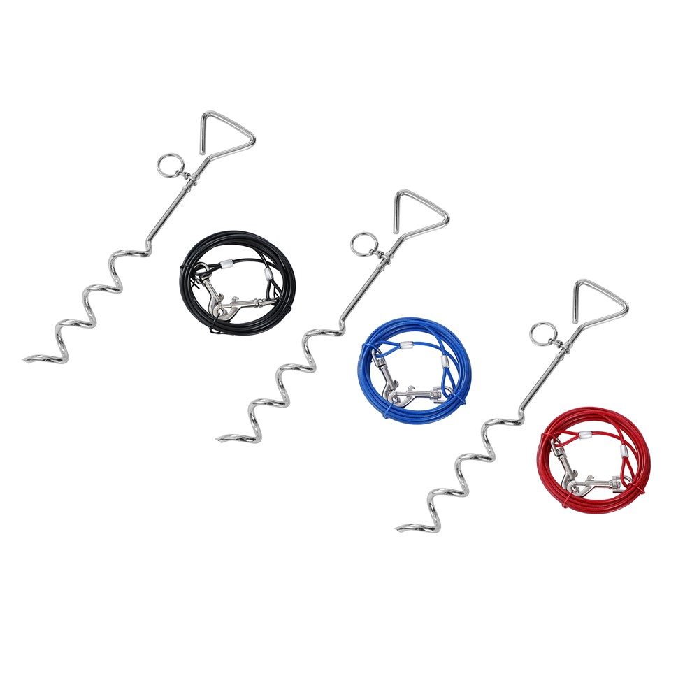 Tie Out Cable With Stake Combo