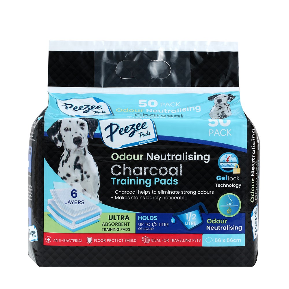 Training Pads 50pk Charcoal