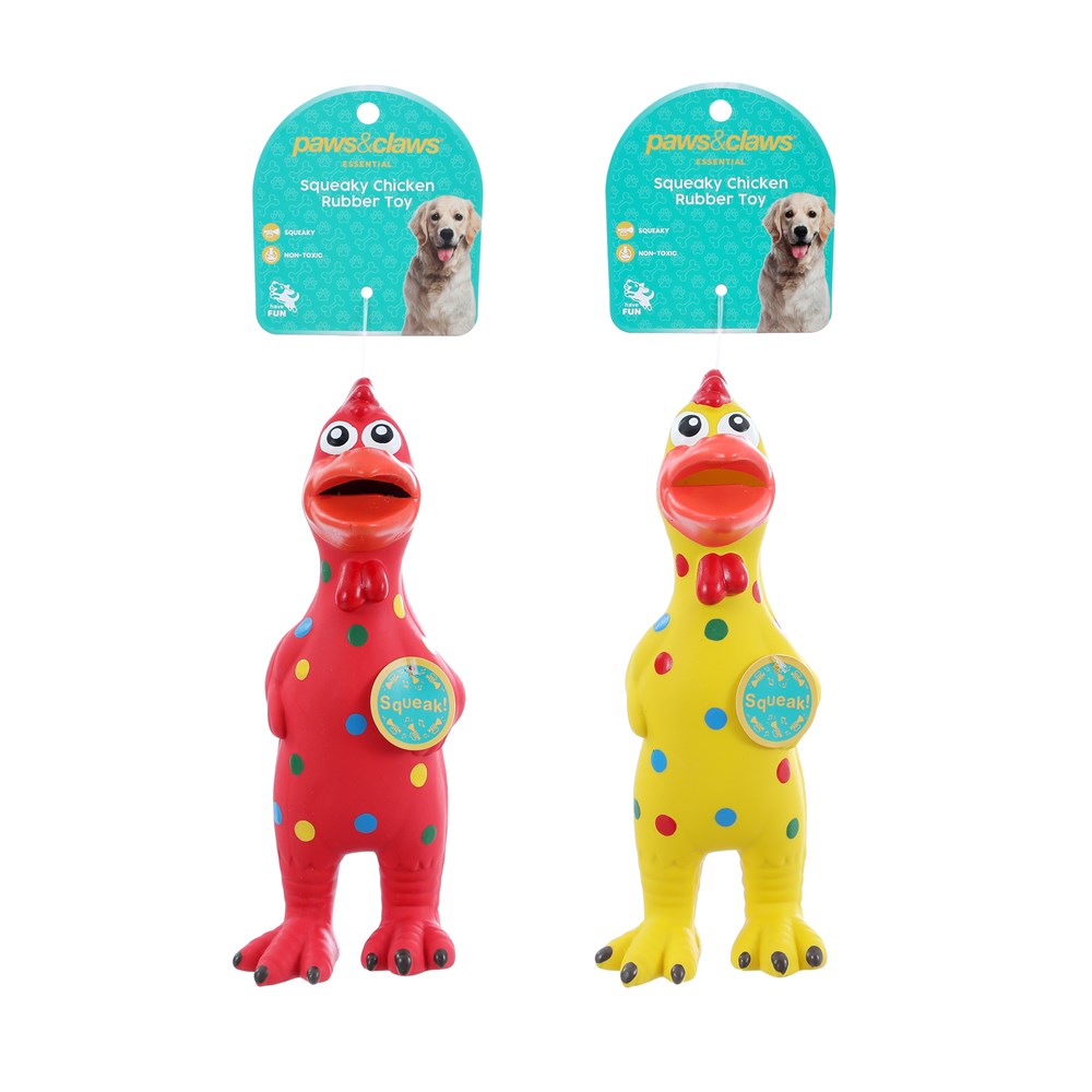 Squeaky Chicken Rubber Latex
