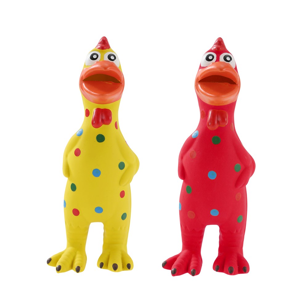 Squeaky Chicken Rubber Latex