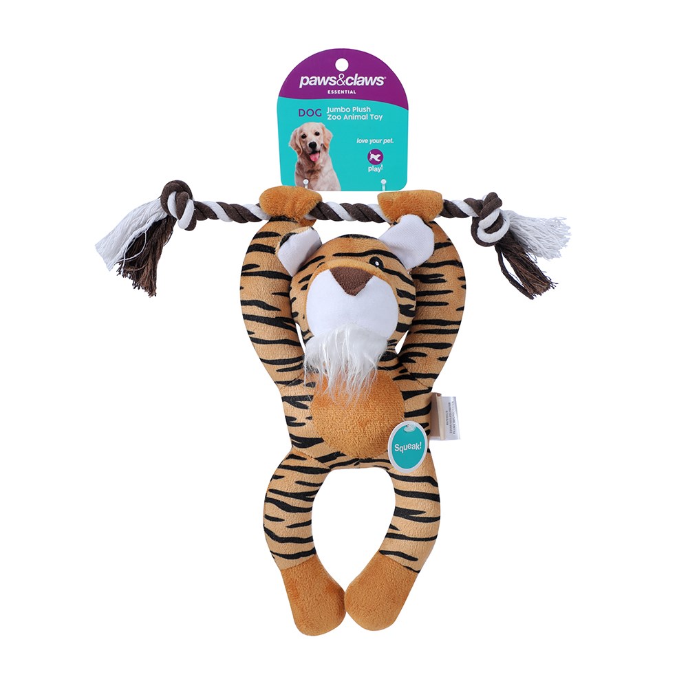 Jumbo Plush Zoo Animal