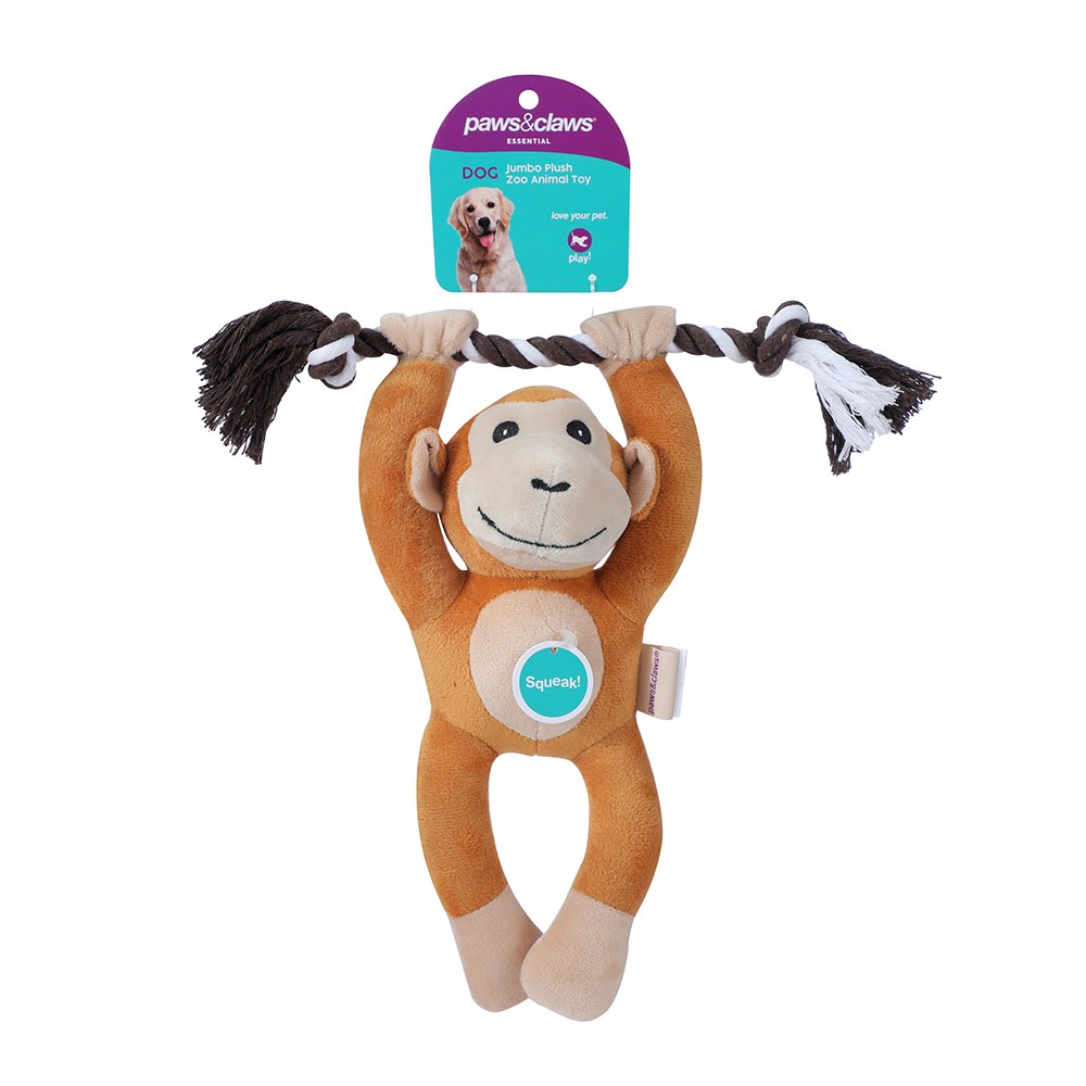 Jumbo Plush Zoo Animal