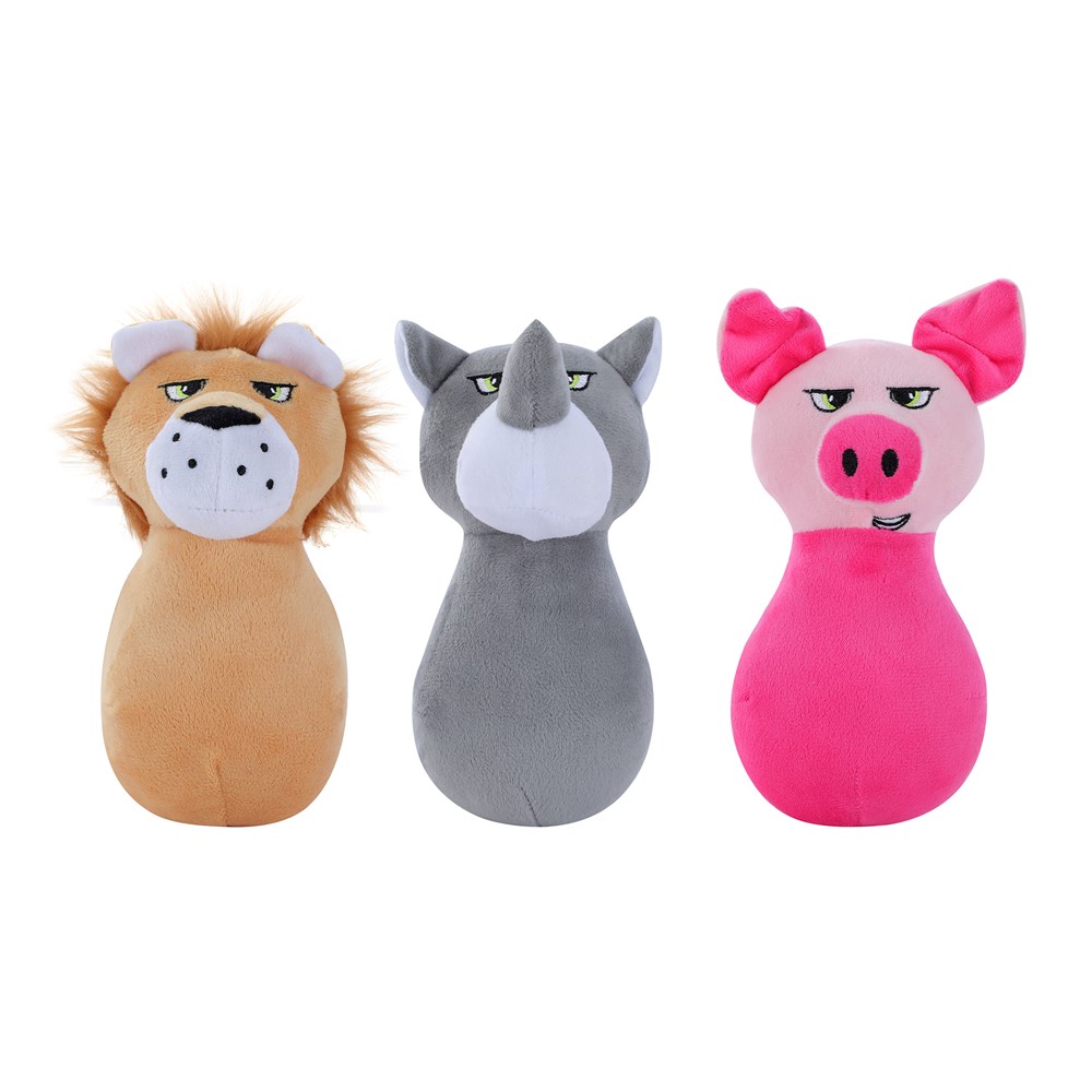 Plush Squeaky Animal Head