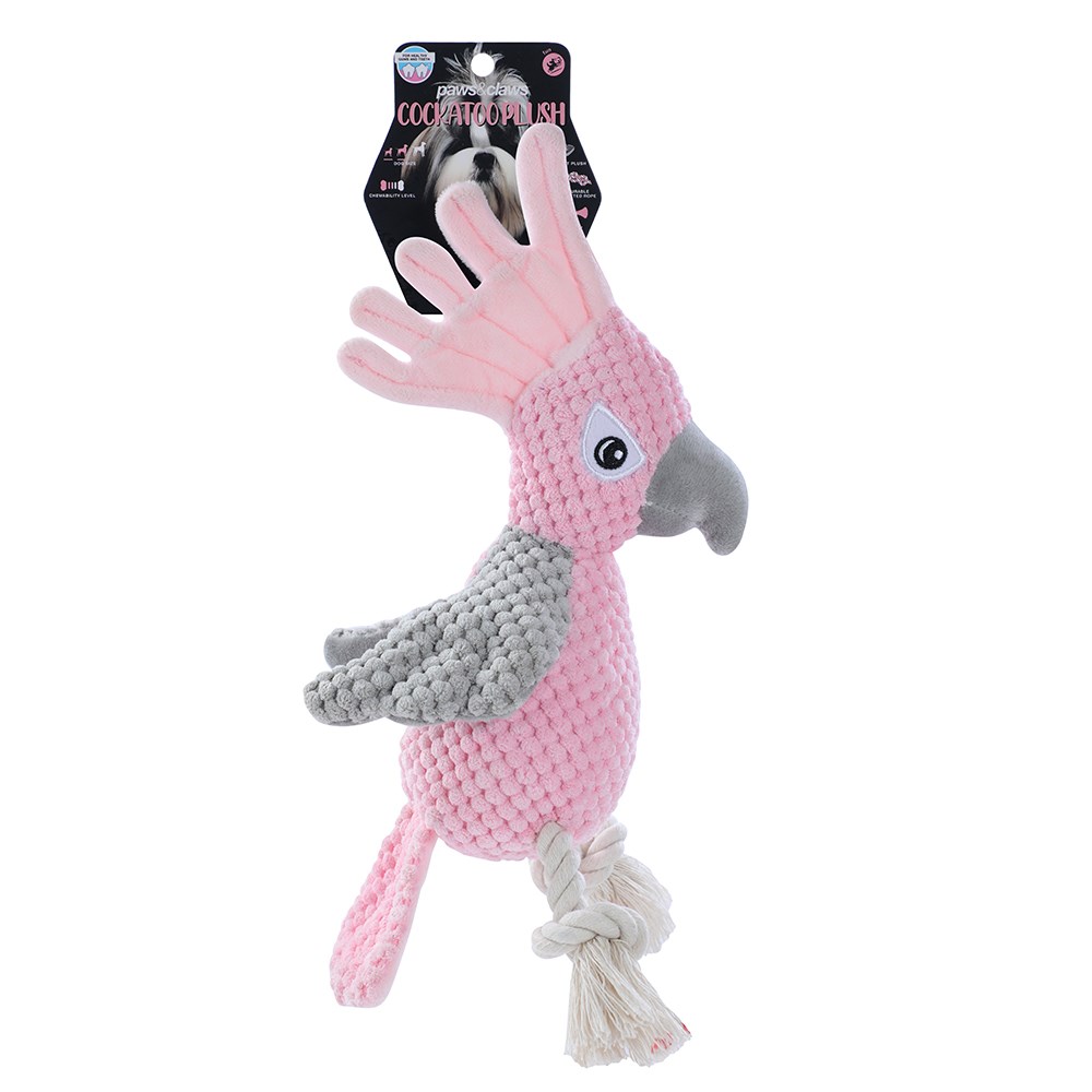 Cockatoo Plush Toy Pink
