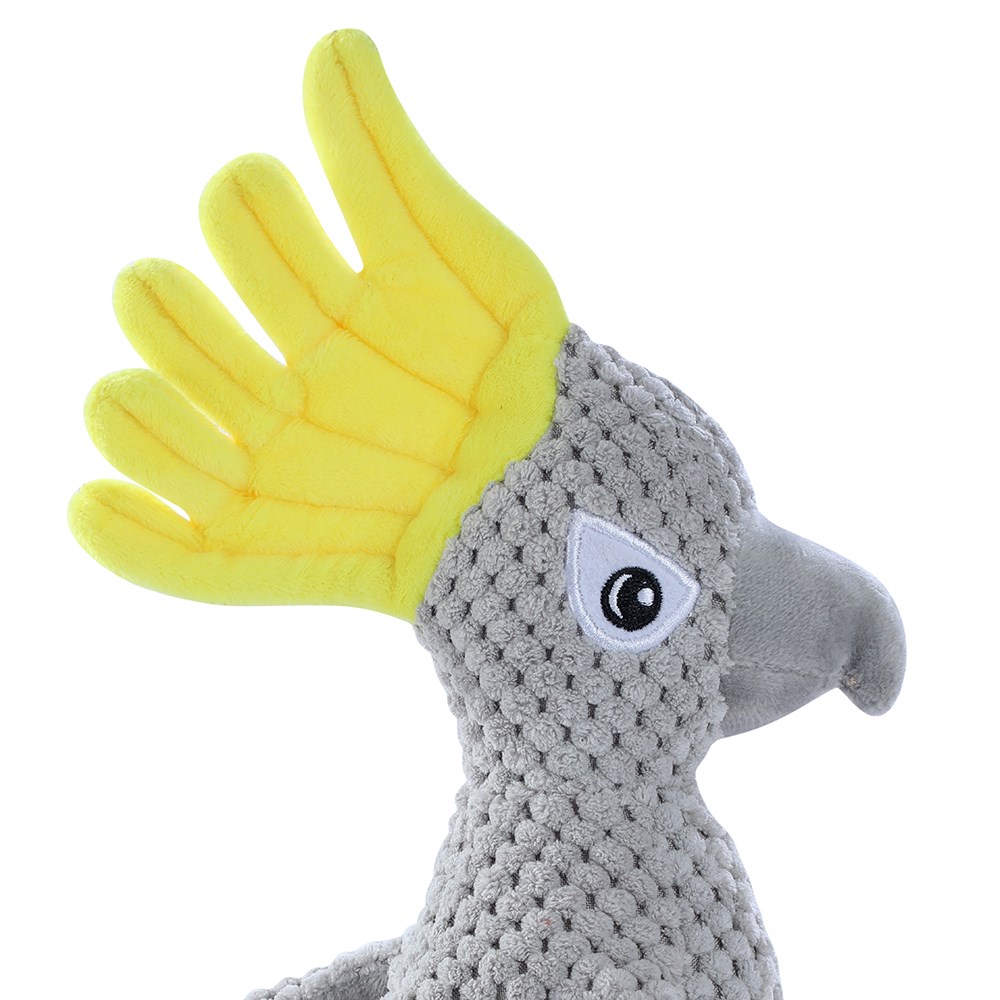 Cockatoo Plush Toy Grey