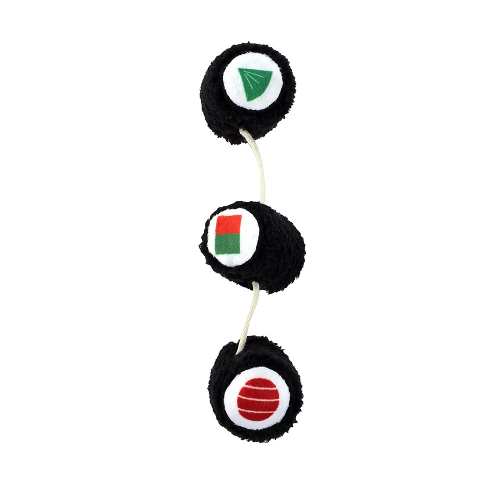 Plush Sushi Teaser Cat Toy