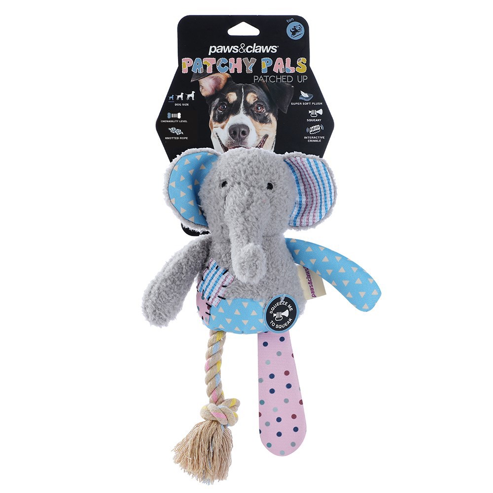 Patchy Pals Plush Elephant