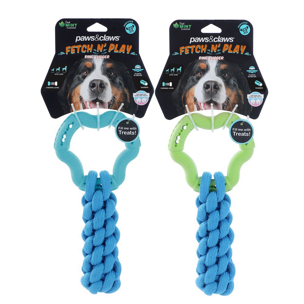 Fetch N' Play Ring + Rope