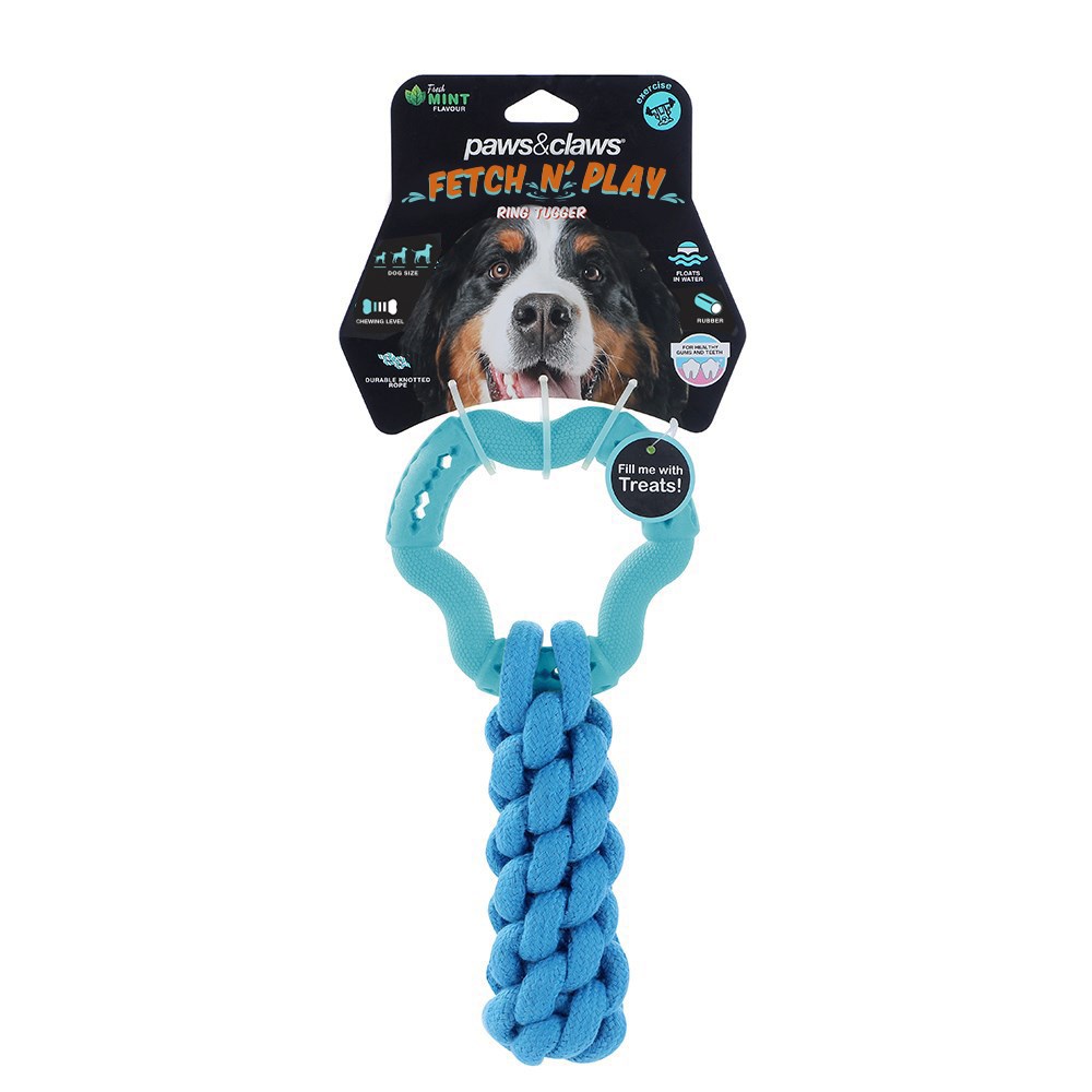 Fetch N' Play Ring + Rope