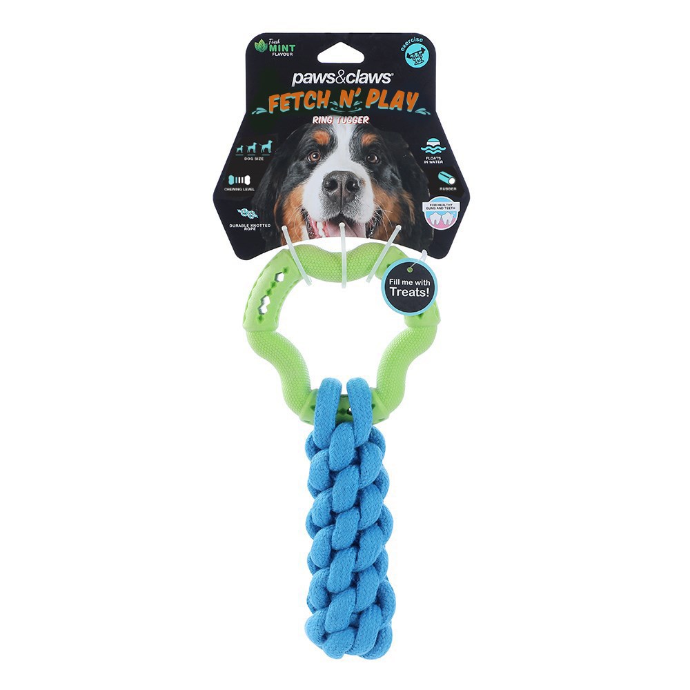 Fetch N' Play Ring + Rope