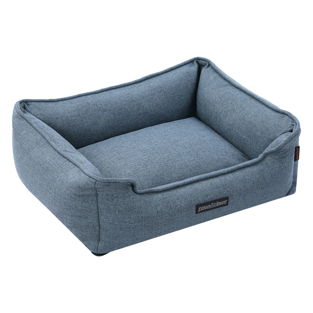 Pia Walled Pet Bed Med Denim