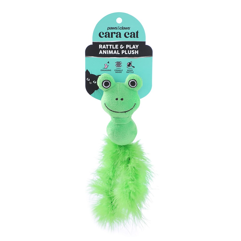 Cara Cat Rattle Belly Plush