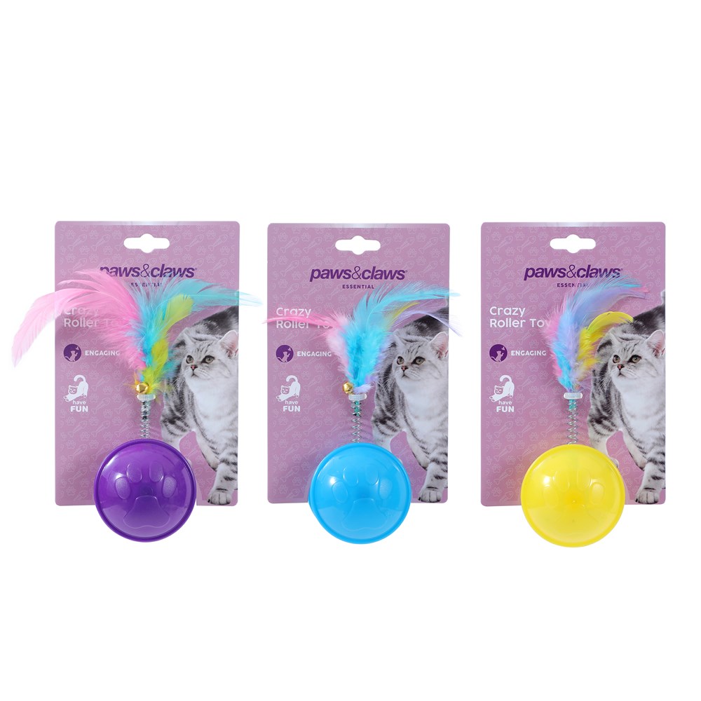 Crazy Rolling Cat Toy