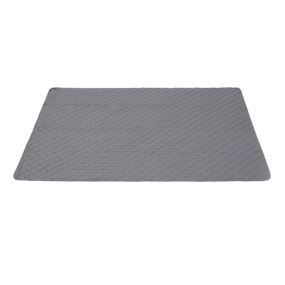 Quilted Pet Blanket Grey