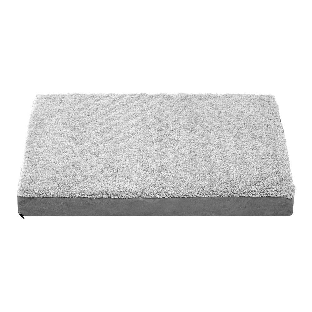 Orthopedic Pet Bed Grey Suede
