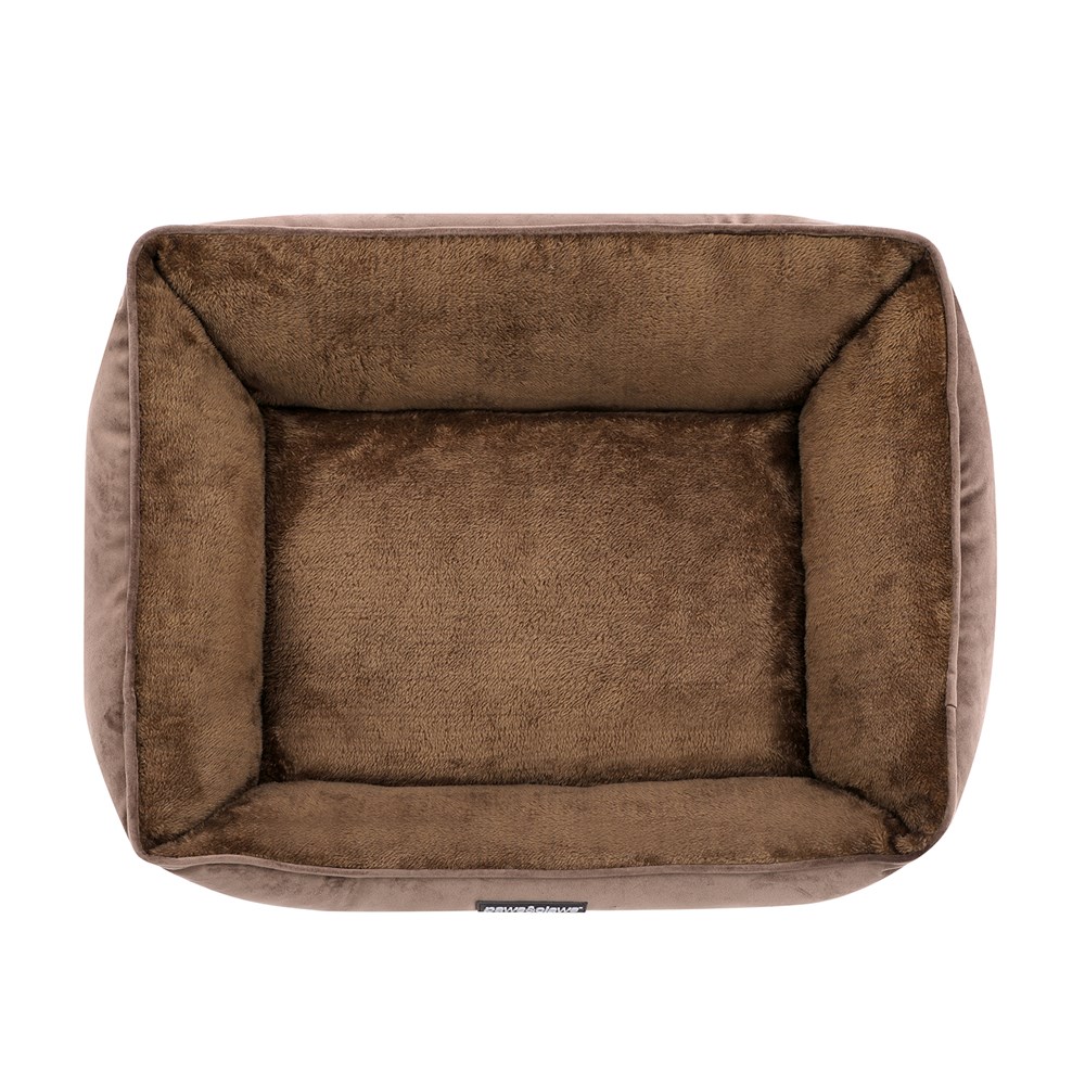 Lux Walled Bed Mocha Small