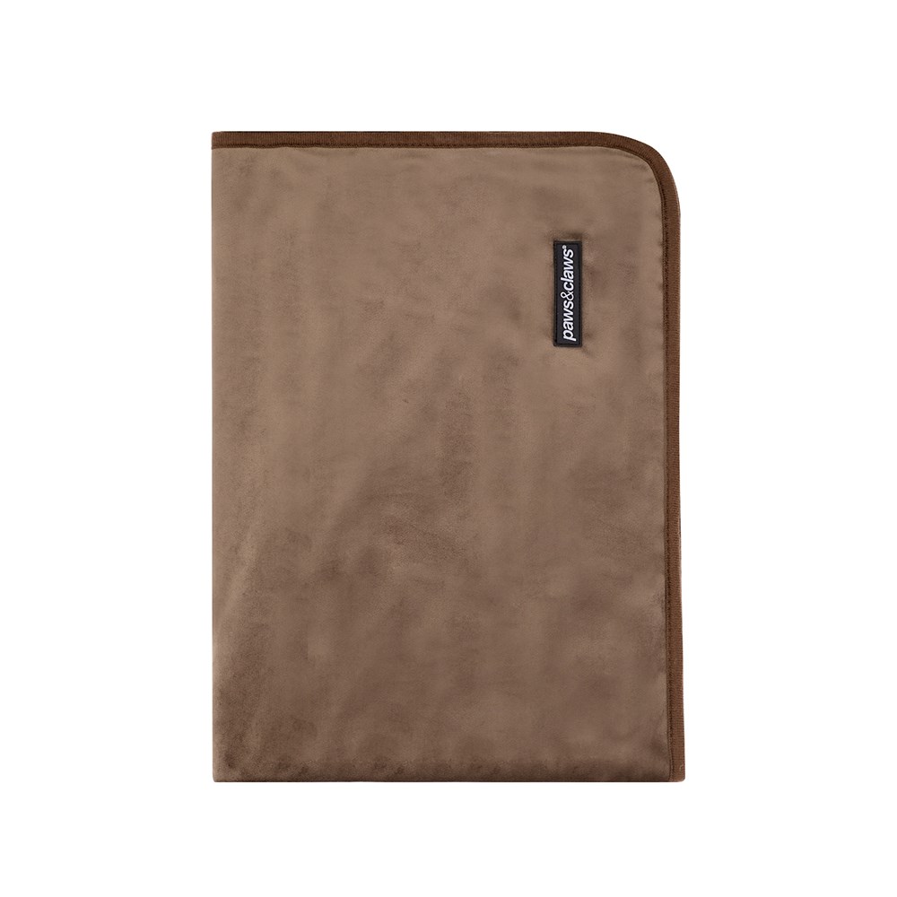 Lux Velvet Blanket Mocha