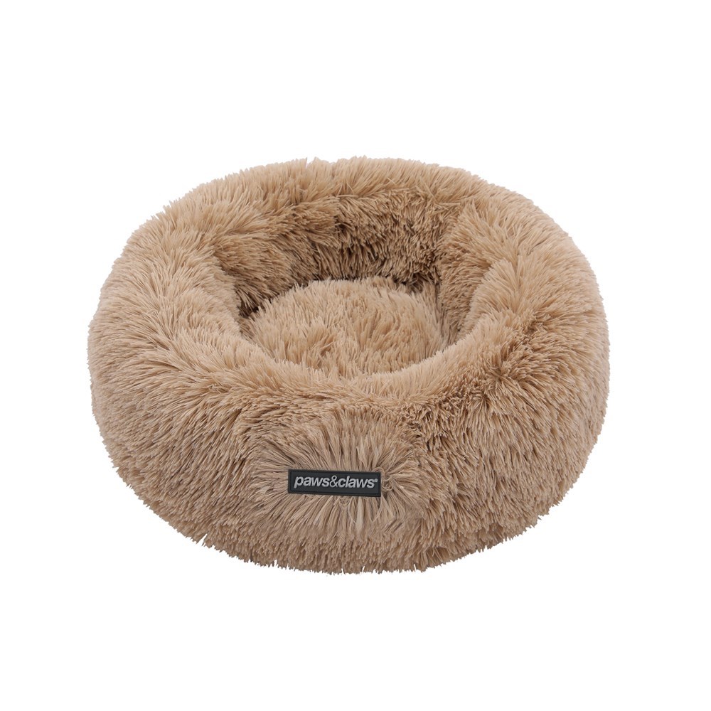Calming Plush Bed Camel Small