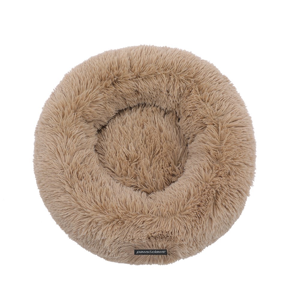 Calming Plush Bed Camel Small