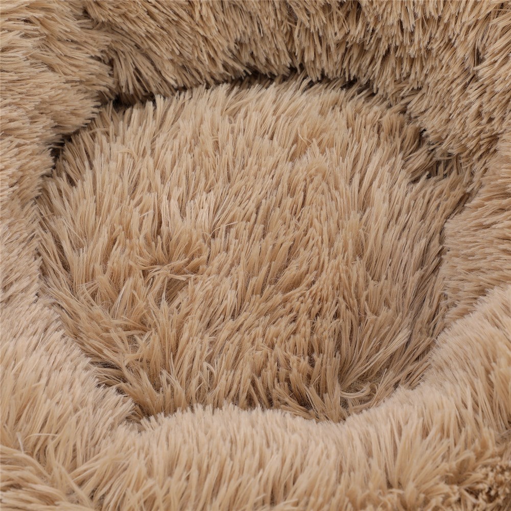 Calming Plush Bed Camel Small