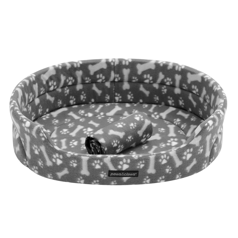 Pet Bed & Blanket 10pc Set