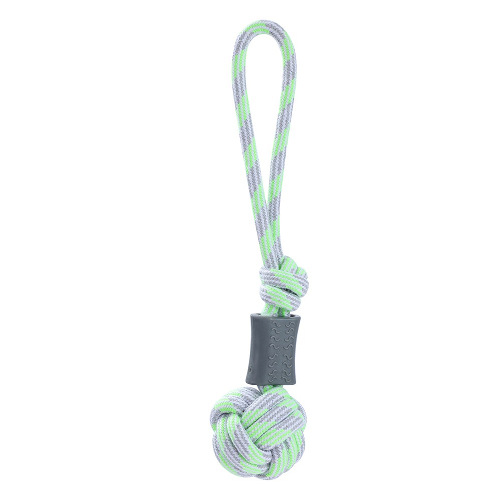 Neon Tug-Of-War Knotted Ball
