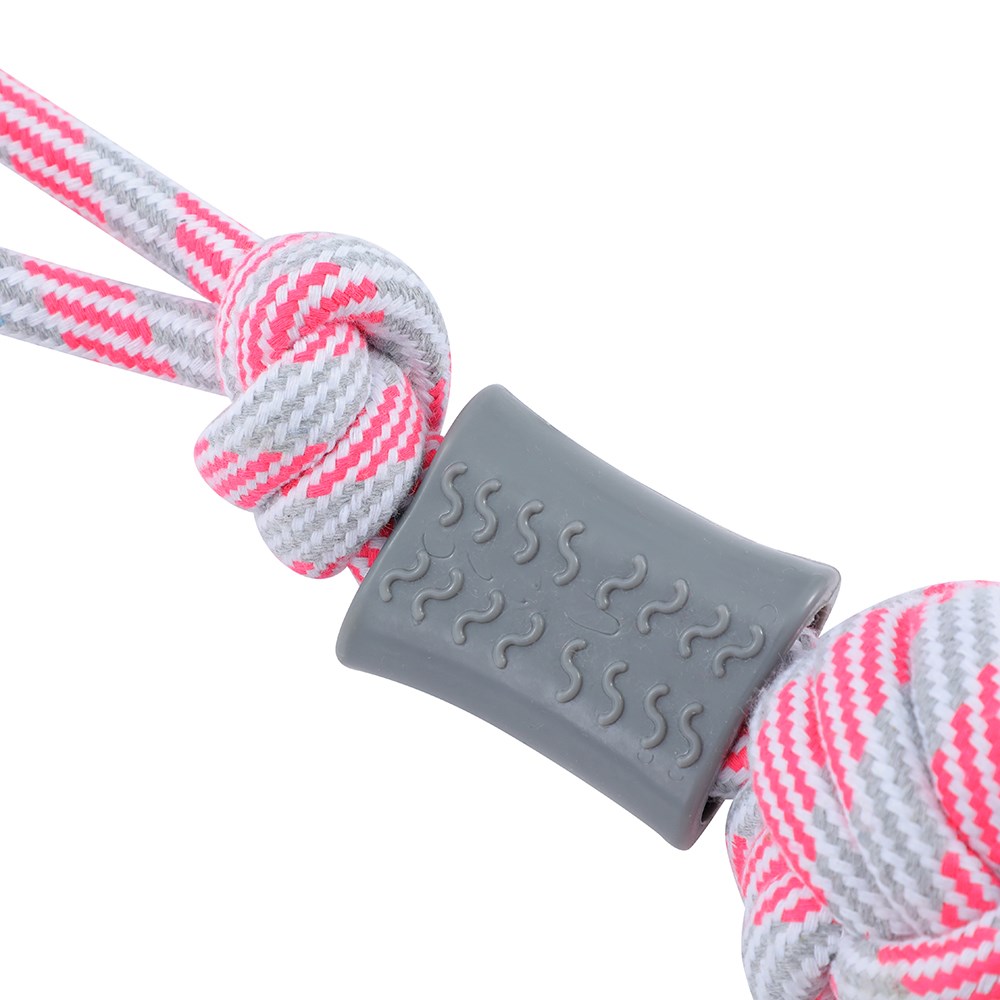 Neon Tug-Of-War Knotted Ball