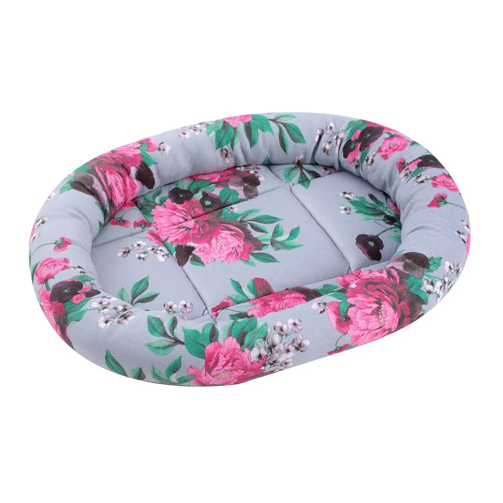 Floral Cat Bed 3 Asstd