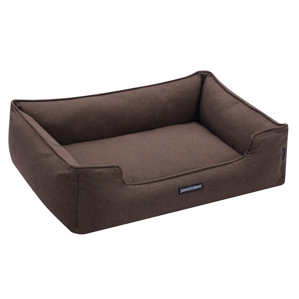 Pia Walled Pet Bed Lge Brown