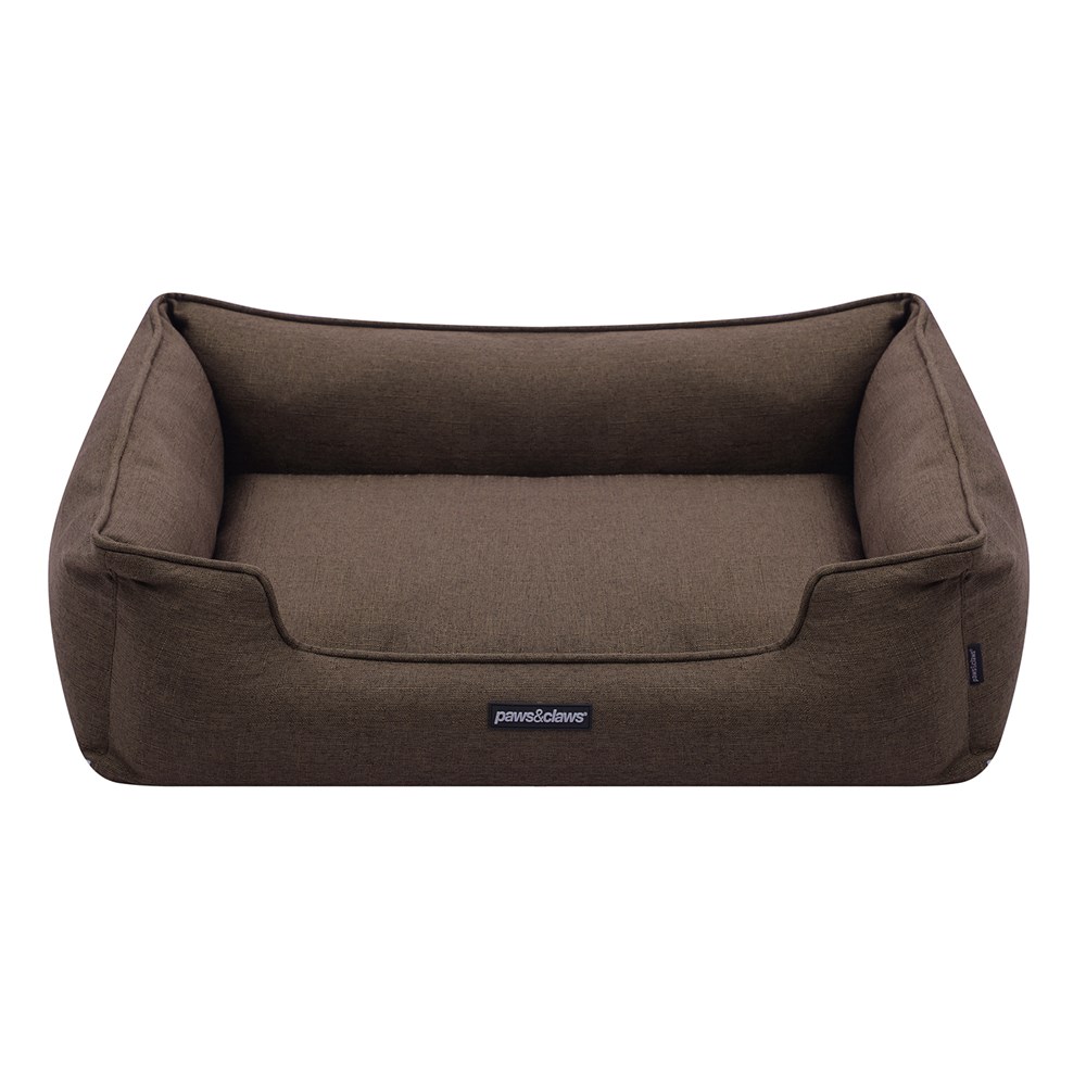 Pia Walled Pet Bed Lge Brown