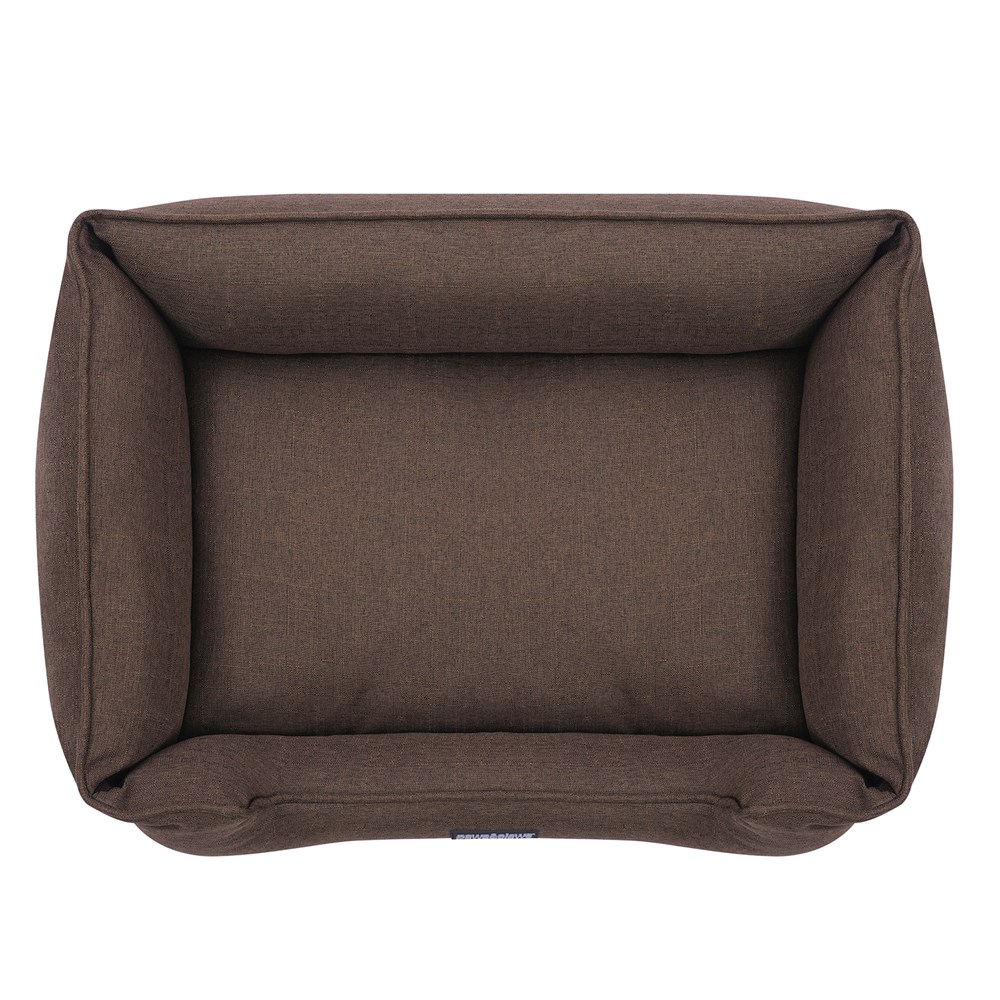 Pia Walled Pet Bed Lge Brown