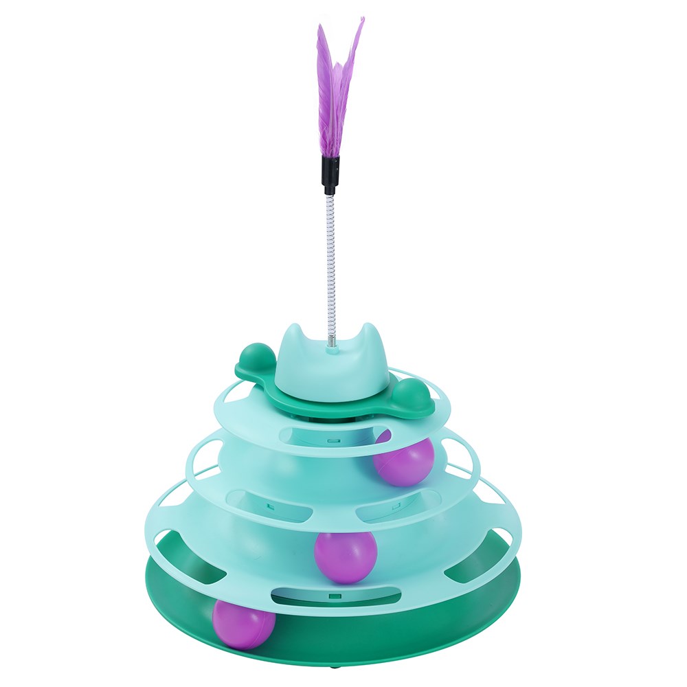 Cat Tower Interactive Toy
