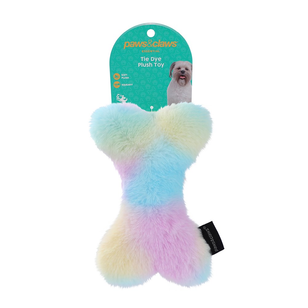 Tie Dye Plush Man & Bone
