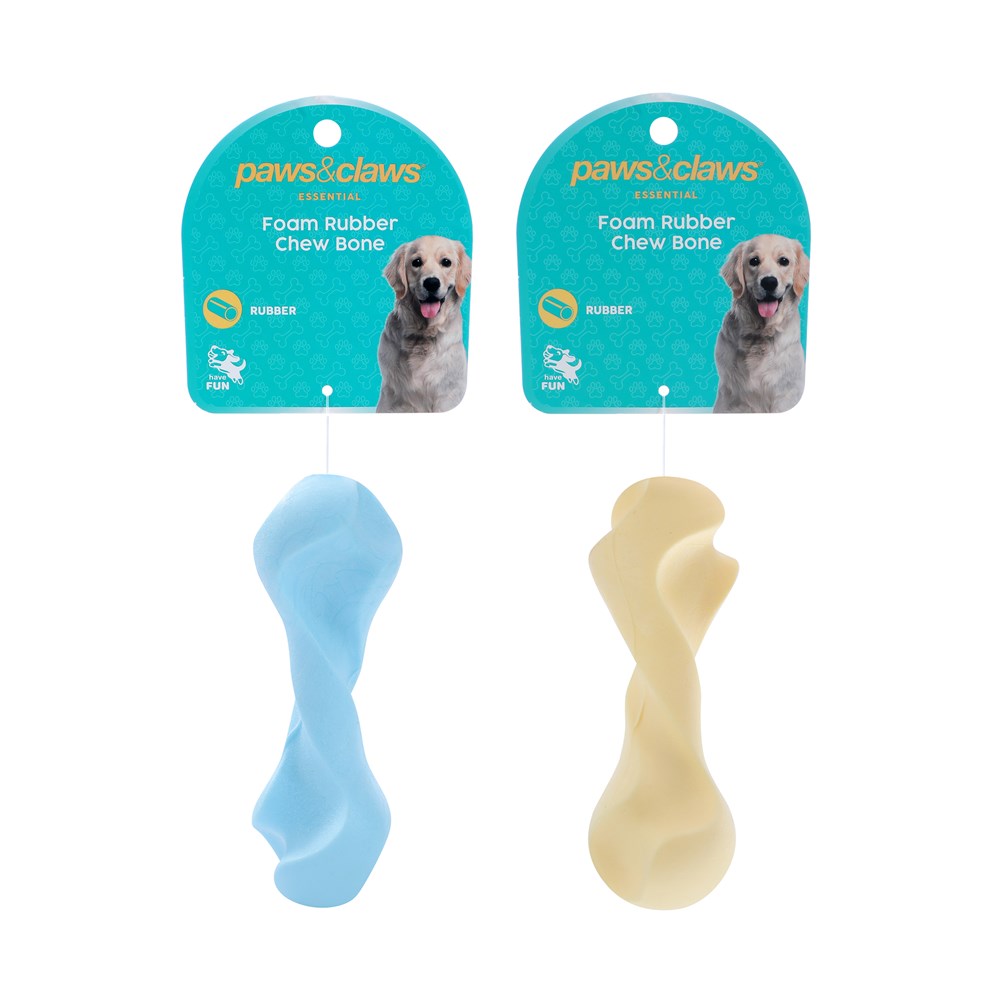 Tpr Foam Chew Bone 12.5x4.5cm
