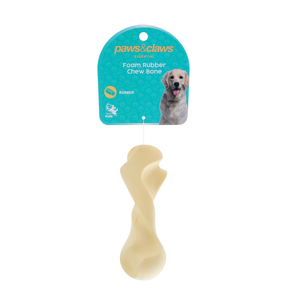 Tpr Foam Chew Bone 12.5x4.5cm