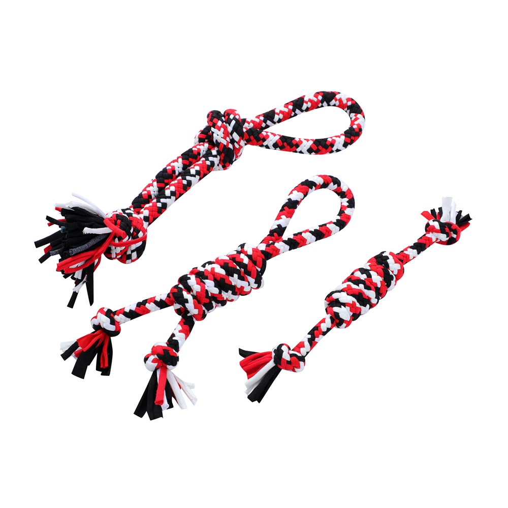 Tug-Of-War Rope Toy 3 Asstd