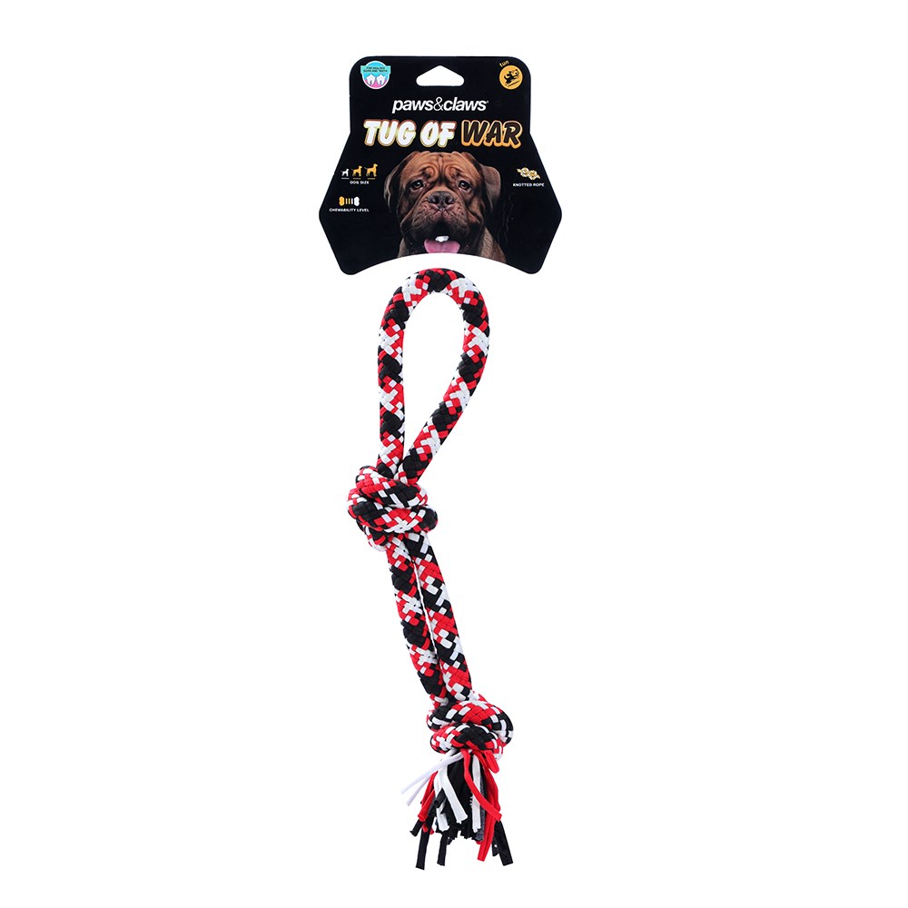 Tug-Of-War Rope Toy 3 Asstd