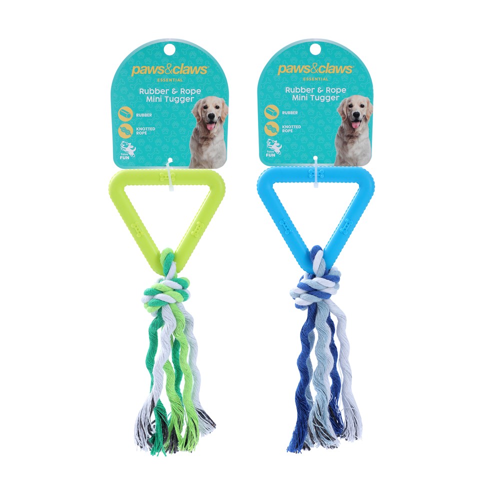 Triangle Tpr + Rope Toy