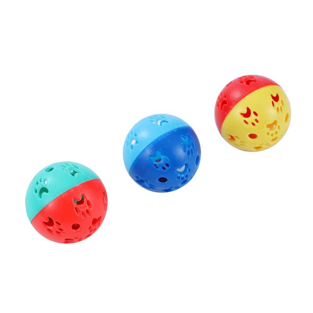 Bell Ball Cat Toy 3pk